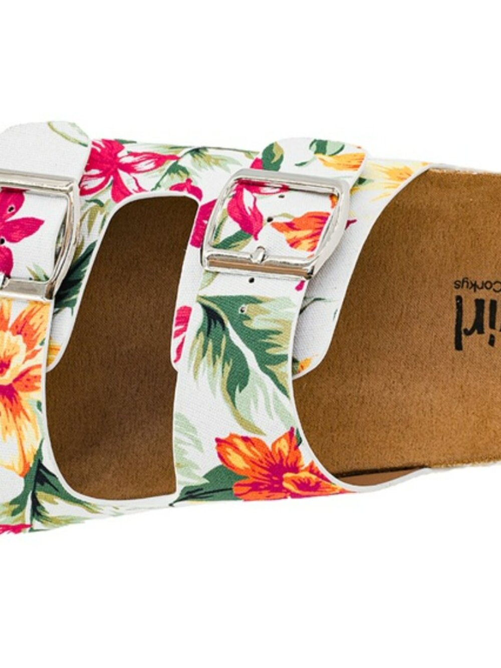 Corkys No Filter White Floral Sandals - Picture 2 of 6